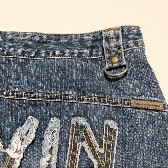 Vintage Calvin Klein Jean Skirt Size 7 - Picture 11 of 15